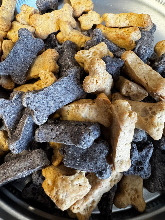 all natural dog treats PB&J bites